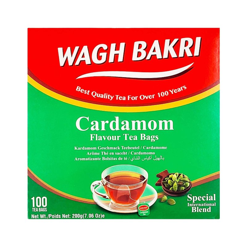 Wagh Bakri Cardamom Tea Bags 200gm