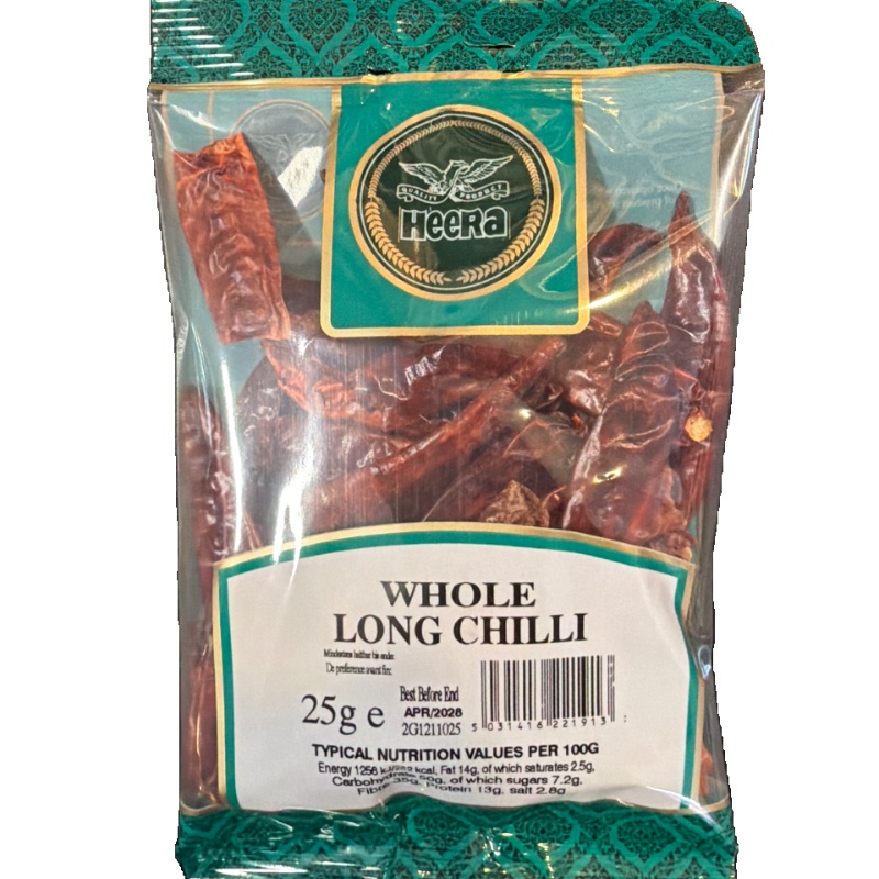 Heera whole long chilli - 25g