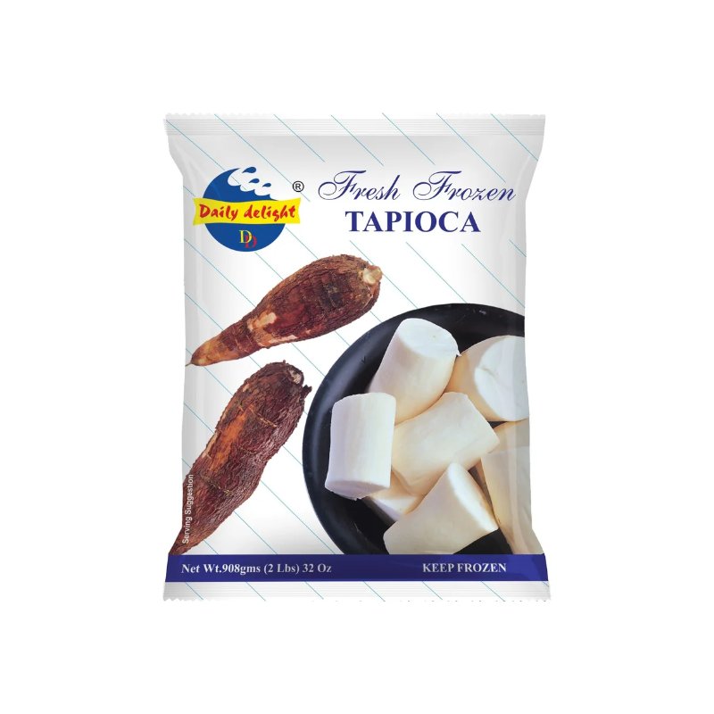 Daily Delight Frozen Tapioca - Cassava Sliced 908g