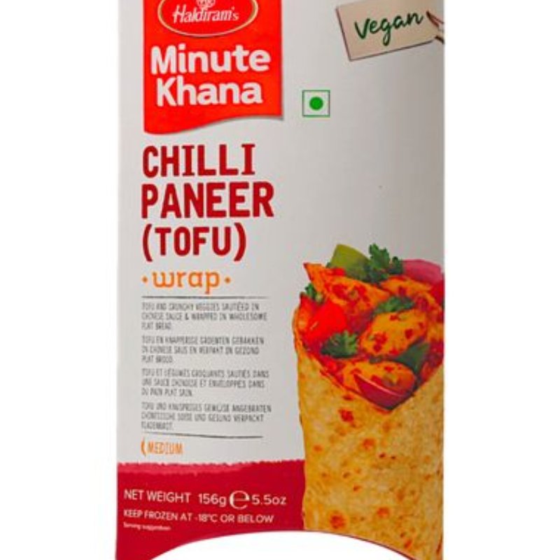 Haldiram's Haldiram Frozen Chilli Paneer(tofu) Wrap