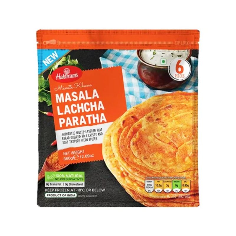 Haldiram's Haldiram Frozen Masala Lachcha Paratha 6pc