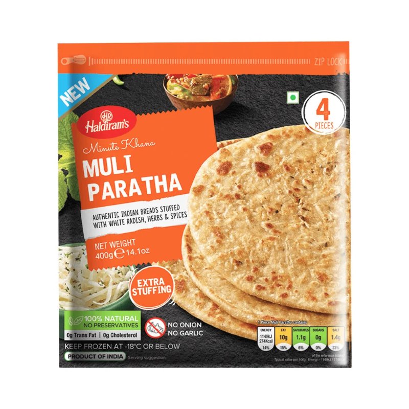 Haldiram's Haldiram Frozen Muli Paratha