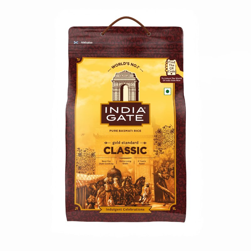 India Gate Basmati Rice Classic 5Kg (2years aged)