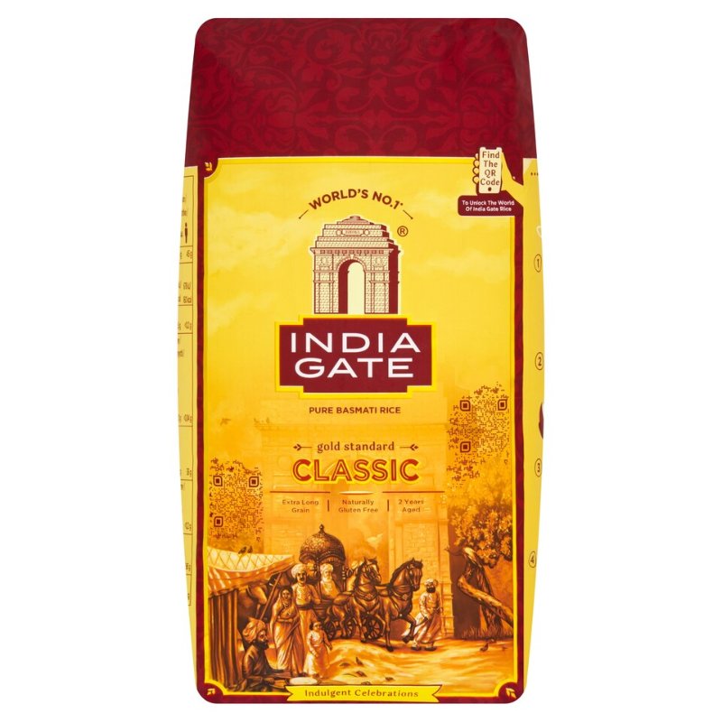India Gate Basmati Rice Classic 2Kg (2-year aged)