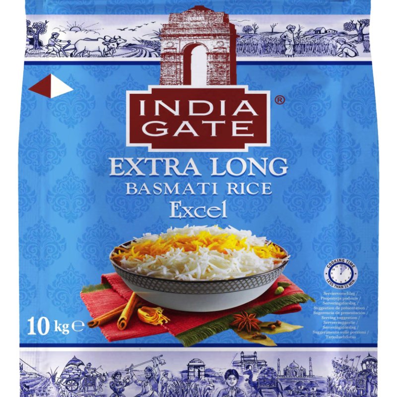 India Gate Basmati Rice Excel 10Kg