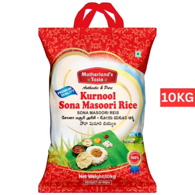 Motherland’s Taste Kurnul Sona Masoori rice 10kg