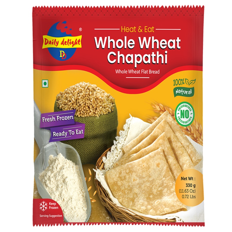 Daily Delight - whole wheat chapathi 330g