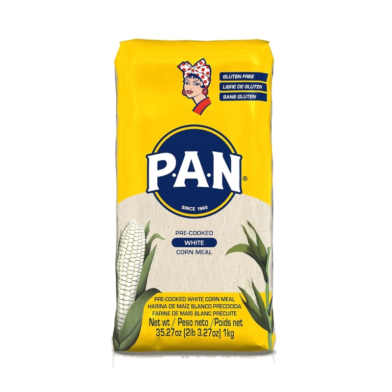 Harina PAN white mais flour (yellow pack)
