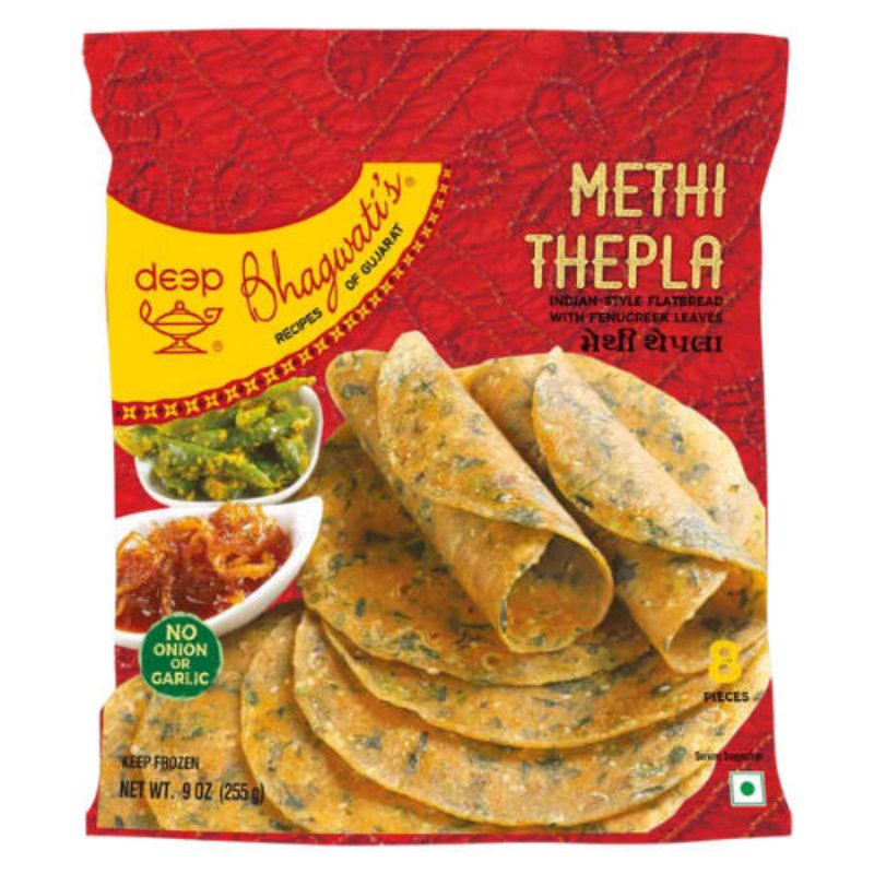 Deep Frozen Methi Thepla 8pcs