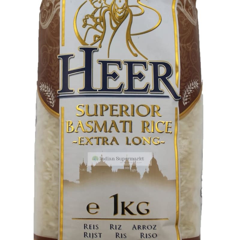 Heer Basmati Rice Extra Long 1kg
