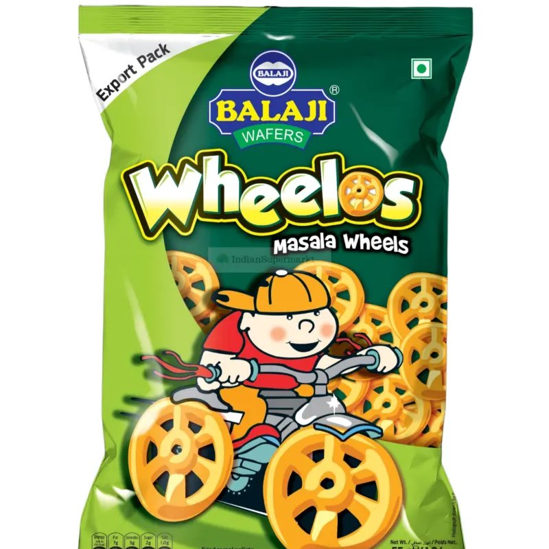 Balaji Wafers Wheelos Masala Wheels 55gm