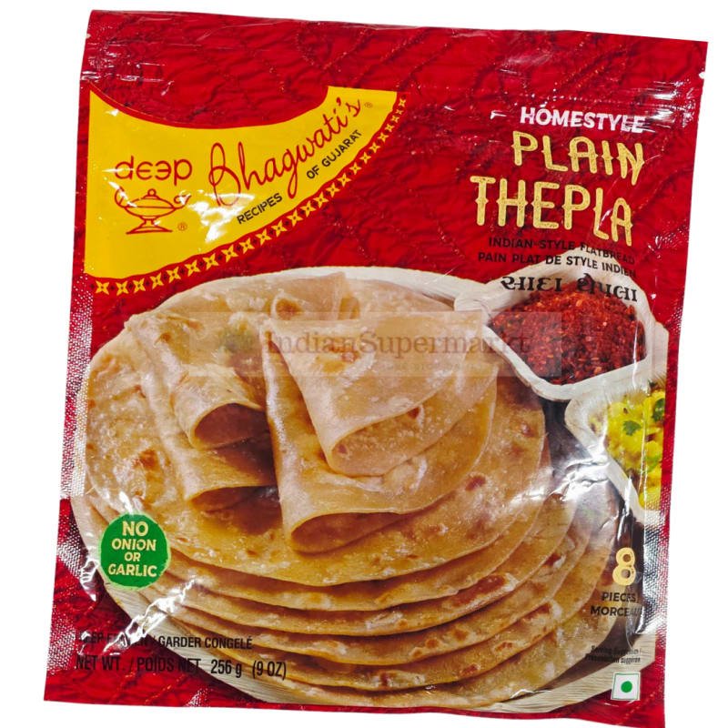Deep Frozen plain Thepla 8pcs