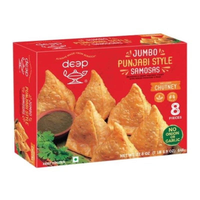 Deep Frozen Punjabi Samosa with Chutney 648gm