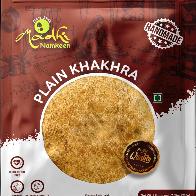 Madhi plain khakhra (HANDMADE) 200g