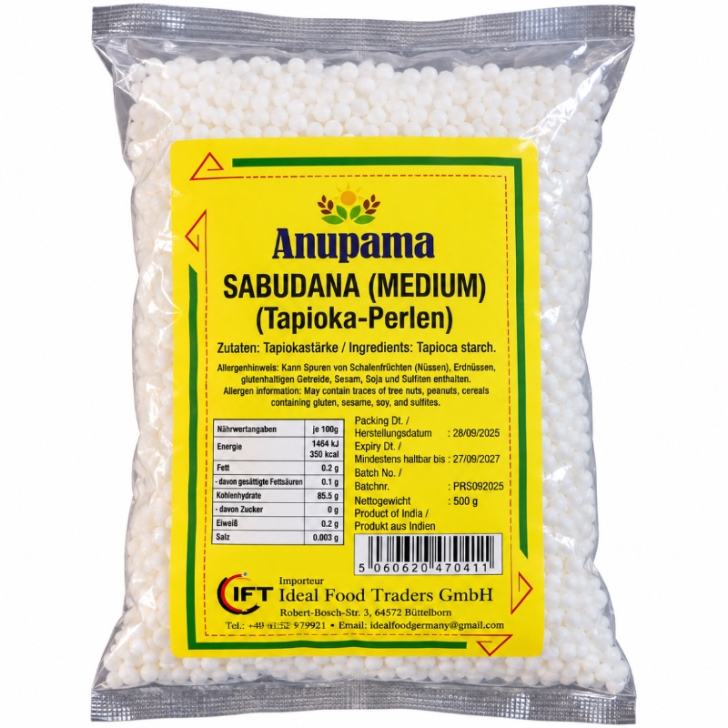 Anupama sabudana (medium) 500g