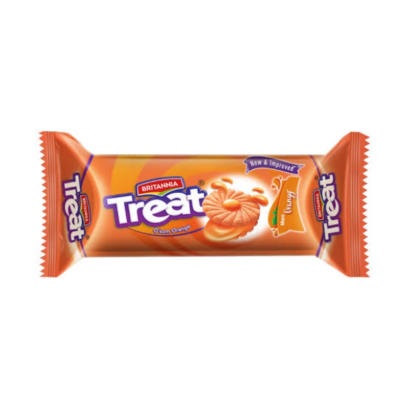Britania biscuits treat orange cream 100g