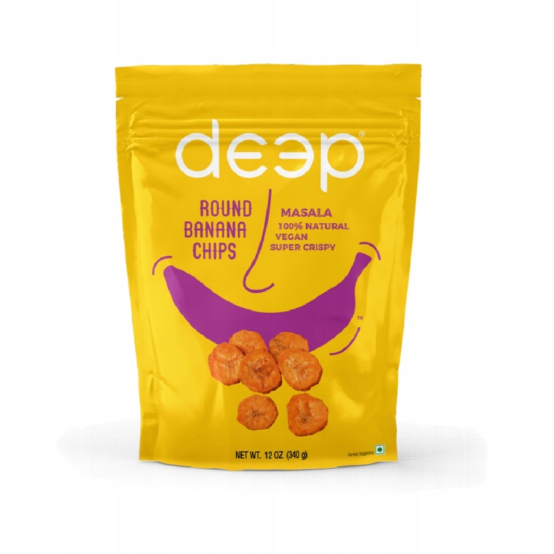 DEEP BANANA CHIPS ROUND - MASALA [340 gm Pack]