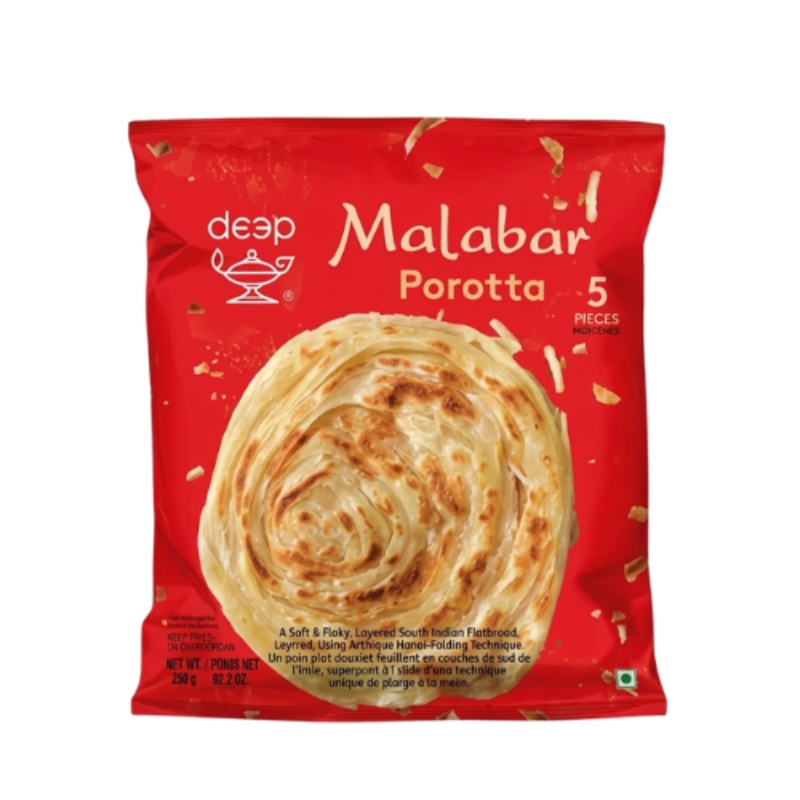 Deep Frz Malabar Porotta 5 Pcs. (350g)