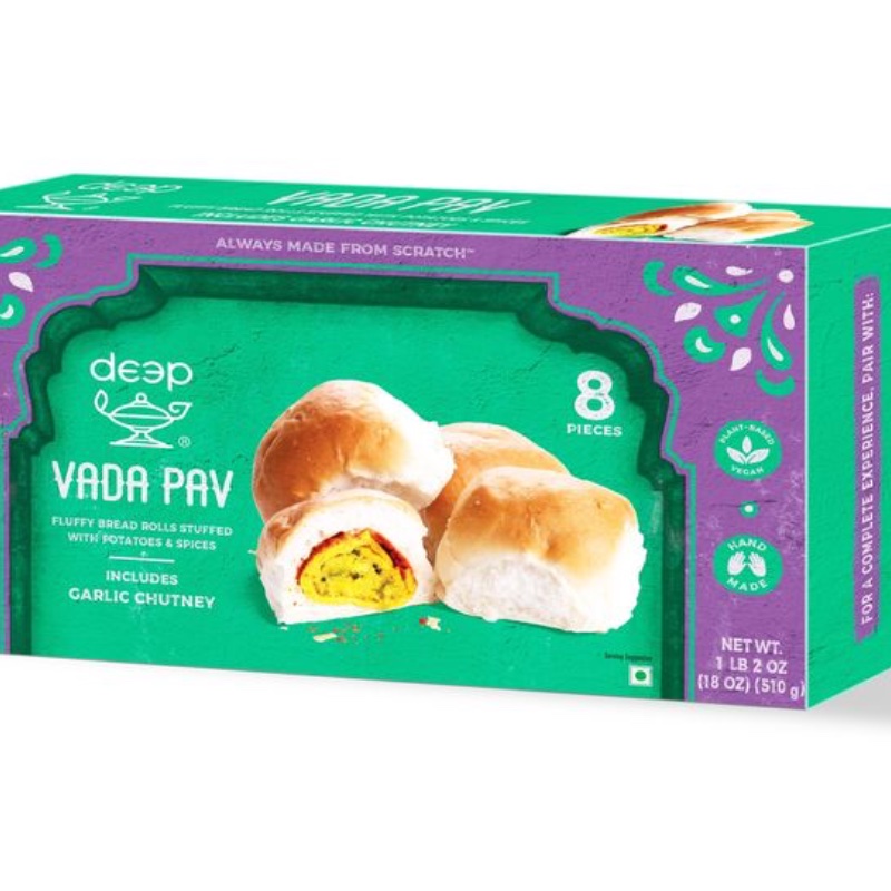 DEEP FRZ VADA PAV W/ CHUTNEY (510 gm)