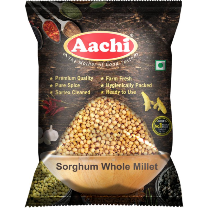 AACHI SORGHUM JUWAR MILLET WHOLE 1 KG