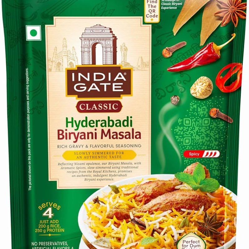 INDIA GATE HYDERABADI BIRYANI KIT (200G)