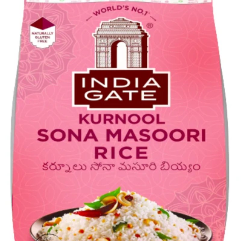 INDIA GATE KURNOOL SONA MASOORI RICE 10KG