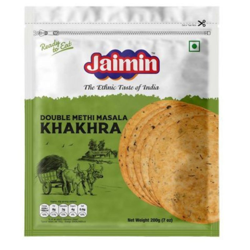 JAIMIN DOUBLE METHI MASALA KHAKHRA (200G)