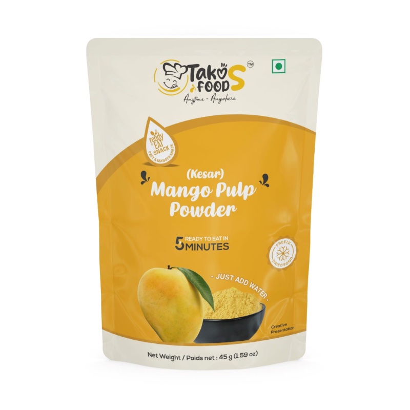 Takos Food Kesar Mango pulp powder 45g