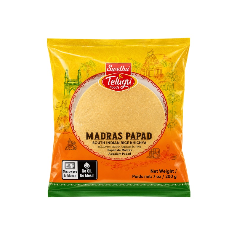 Telugu madras papad 200g