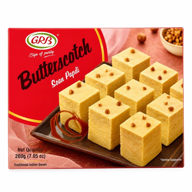 GRB Butterscotch Soan Papdi 200gm