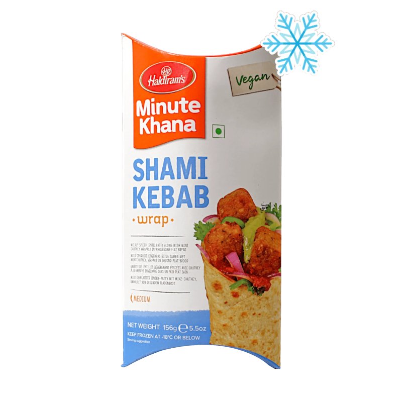 Haldiram's Haldiram Frozen Vegan Shami Kebab Wrap
