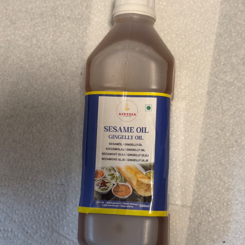 Aekshea sesame oil (gingelly)