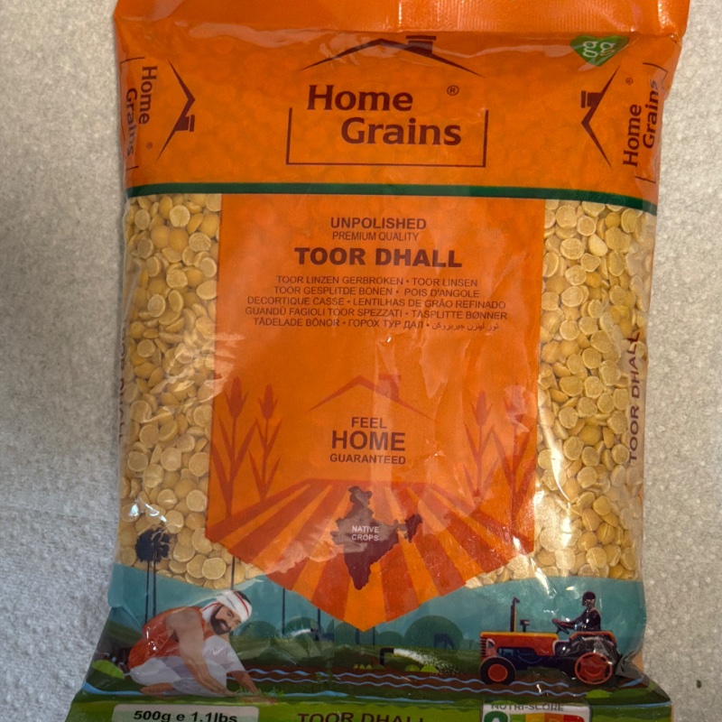 Home grains - Toor dal (unpolished) 500g
