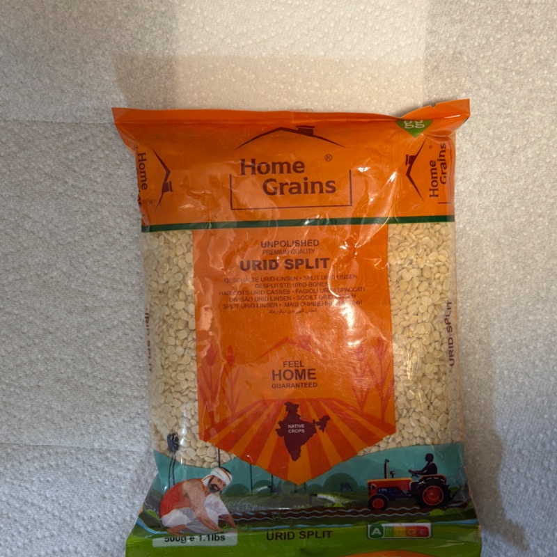 Home grains Urid Split (Unpolished) 500g