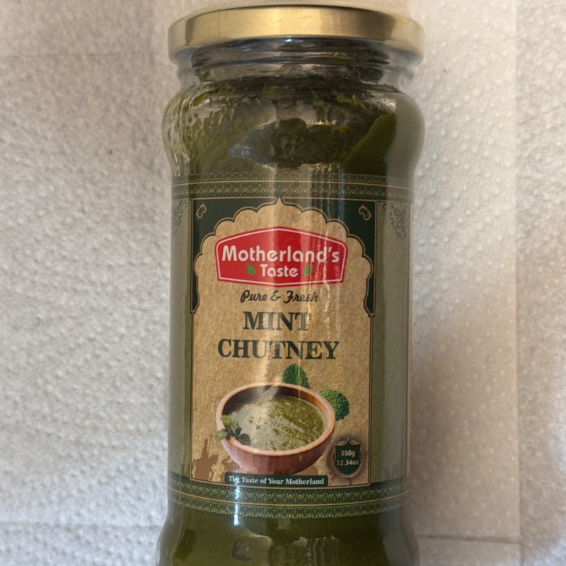 Motherland’s Taste ML Taste Chutney Minz (Mint Chutney) 350g