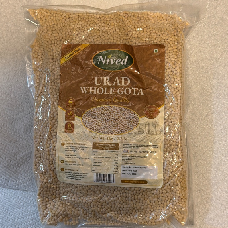 Nived Urid whole gota 1kg