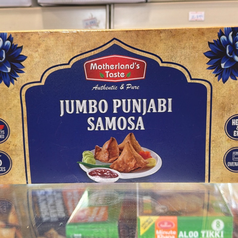 Motherland’s Taste ML Taste Jumbo Punjabi Samosa 6Pcs/810g (Blue)